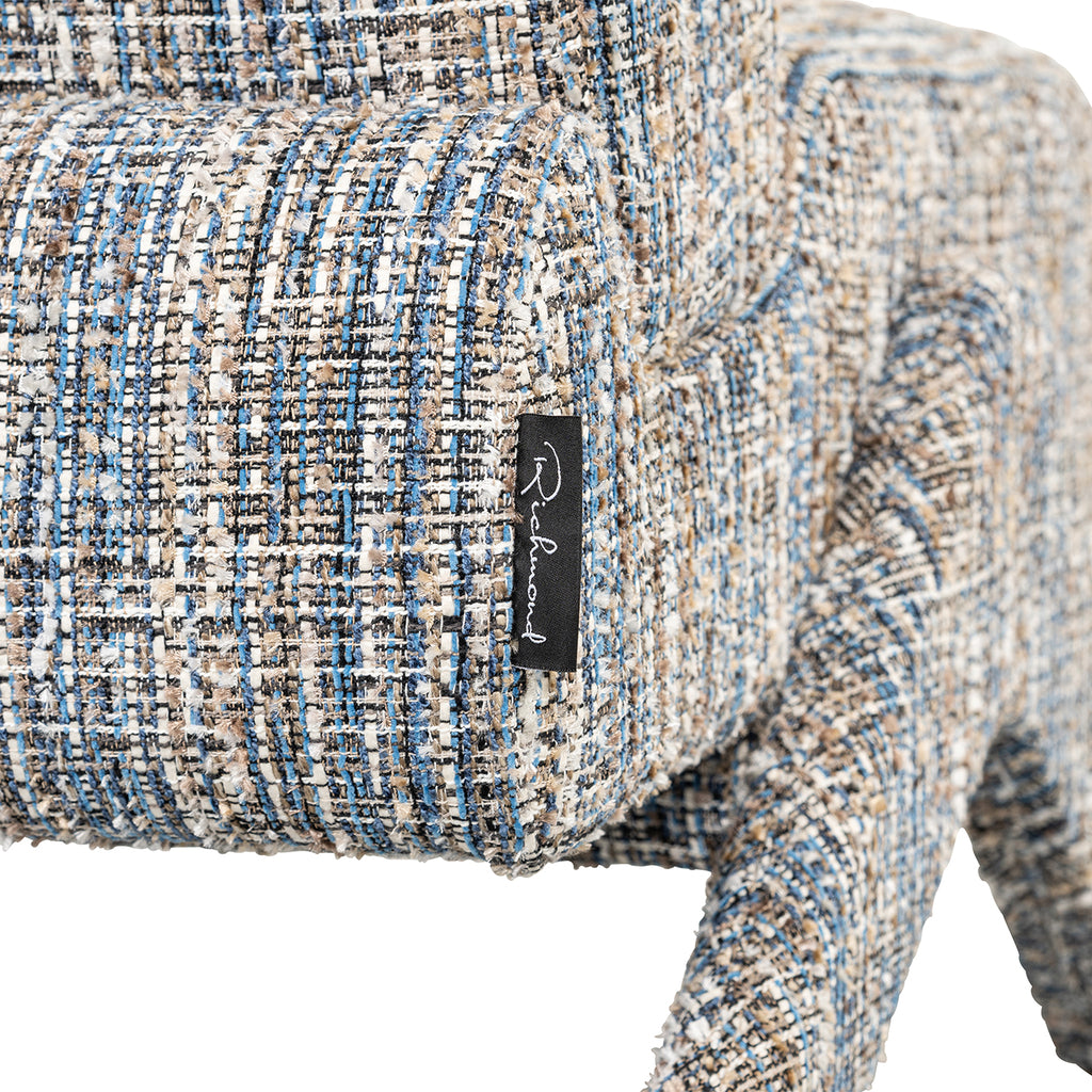 Richmond Interiors Armchair Lexi - Blue Coco