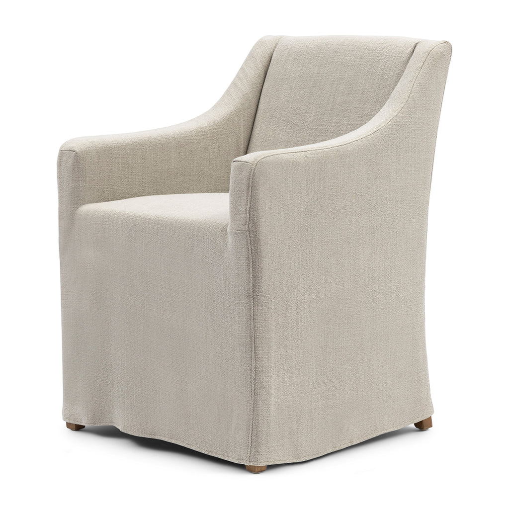 Rivièra Maison Firenze Dining Fauteuil w/Loose cover,Mouline Linen Fabulou