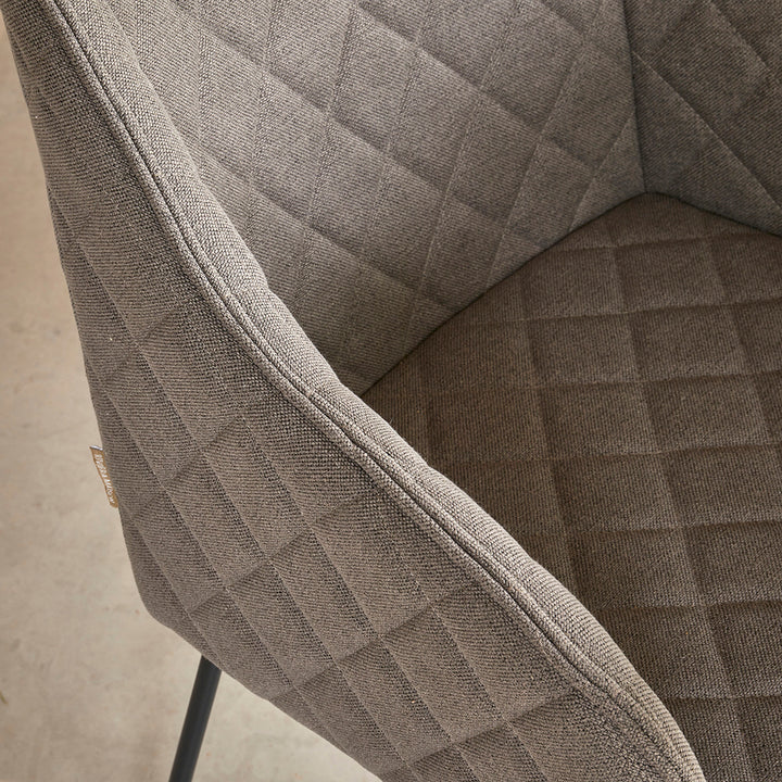 Rivièra Maison Esszimmerstuhl Frisco Drive Dark Taupe Belgium Weave