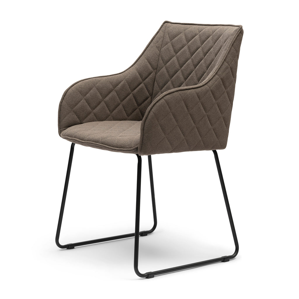 Rivièra Maison Esszimmerstuhl Frisco Drive Dark Taupe Belgium Weave