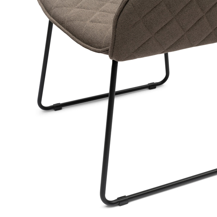 Rivièra Maison Esszimmerstuhl Frisco Drive Dark Taupe Belgium Weave