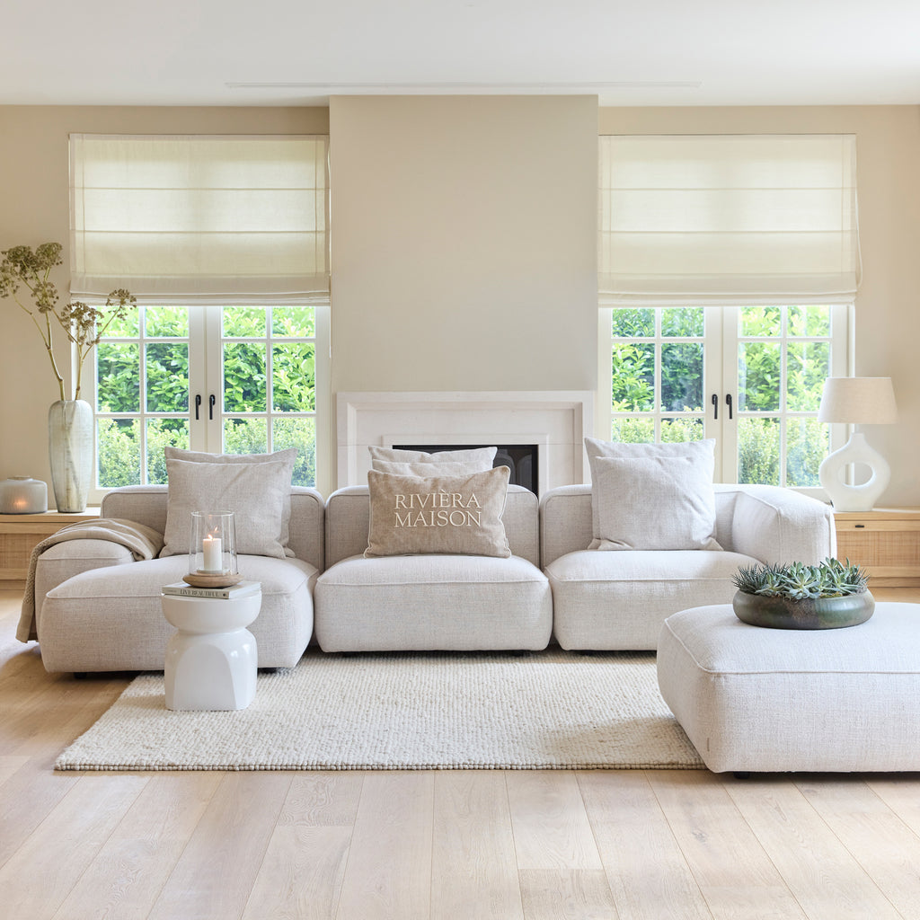 Rivièra Maison Giovanni Tapijt 240x160 Crème