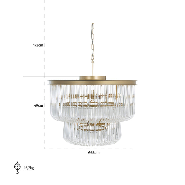 Pendant lamp Romy (Brushed Gold)