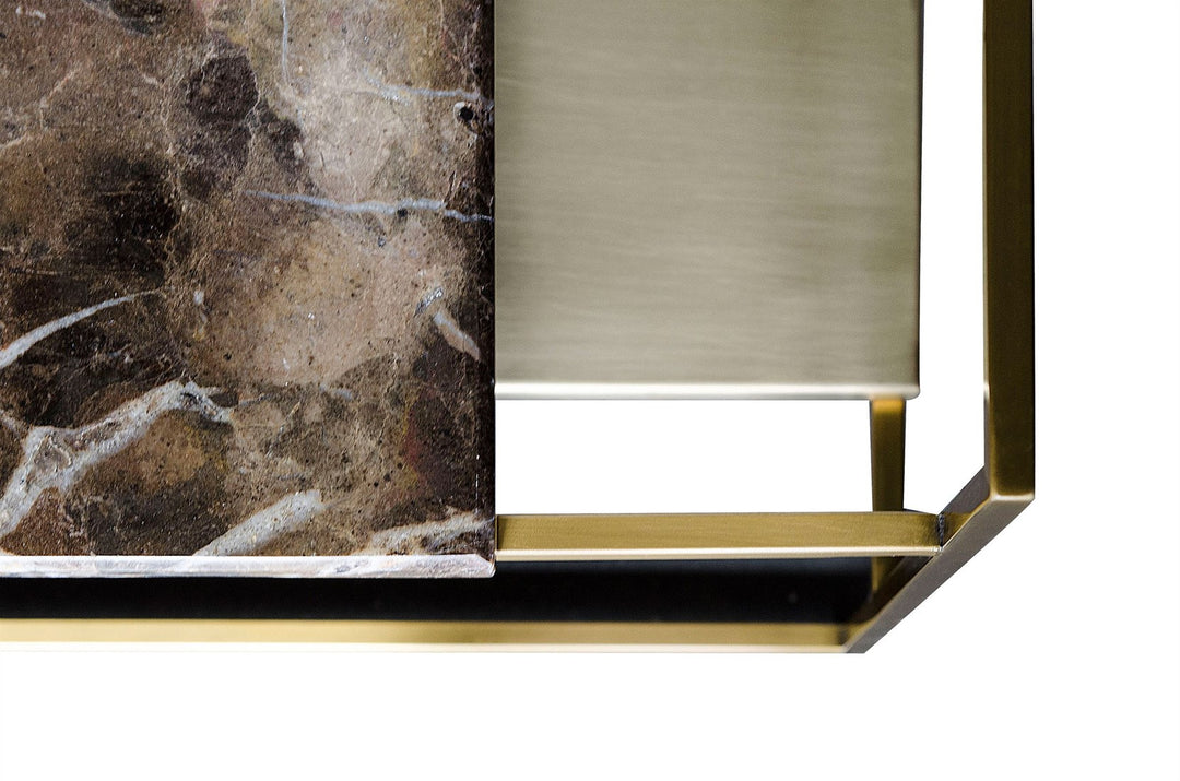 Architect Coffee Table Brushed Gold