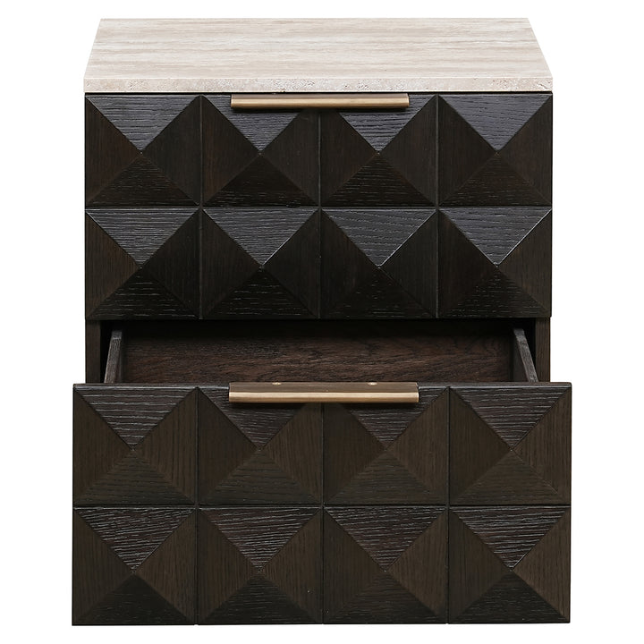 Nachtkastje Claremont met 2 laden