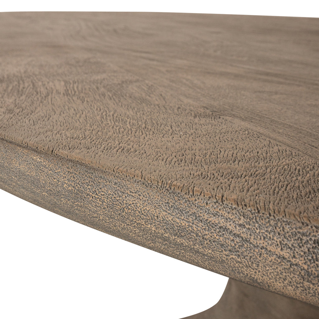 Nemo Grey Mango Wood Dining Table Oval 220 cm