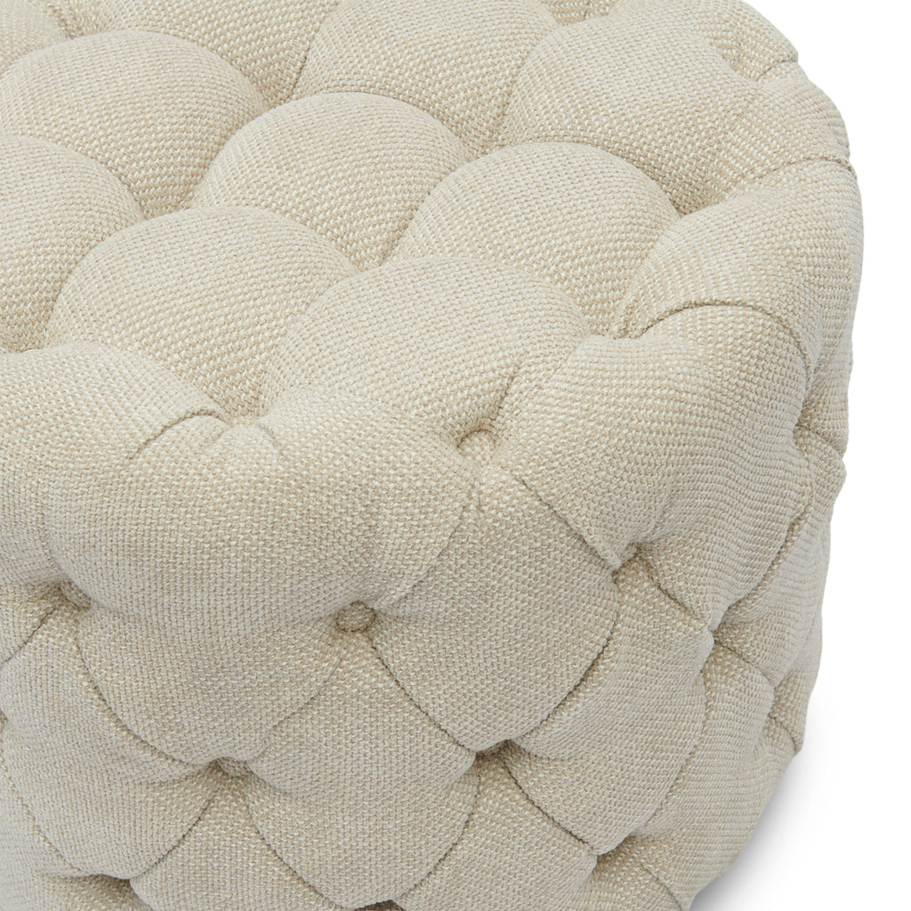Rivièra Maison Opera Footstool,Rich Tweed Anitque White