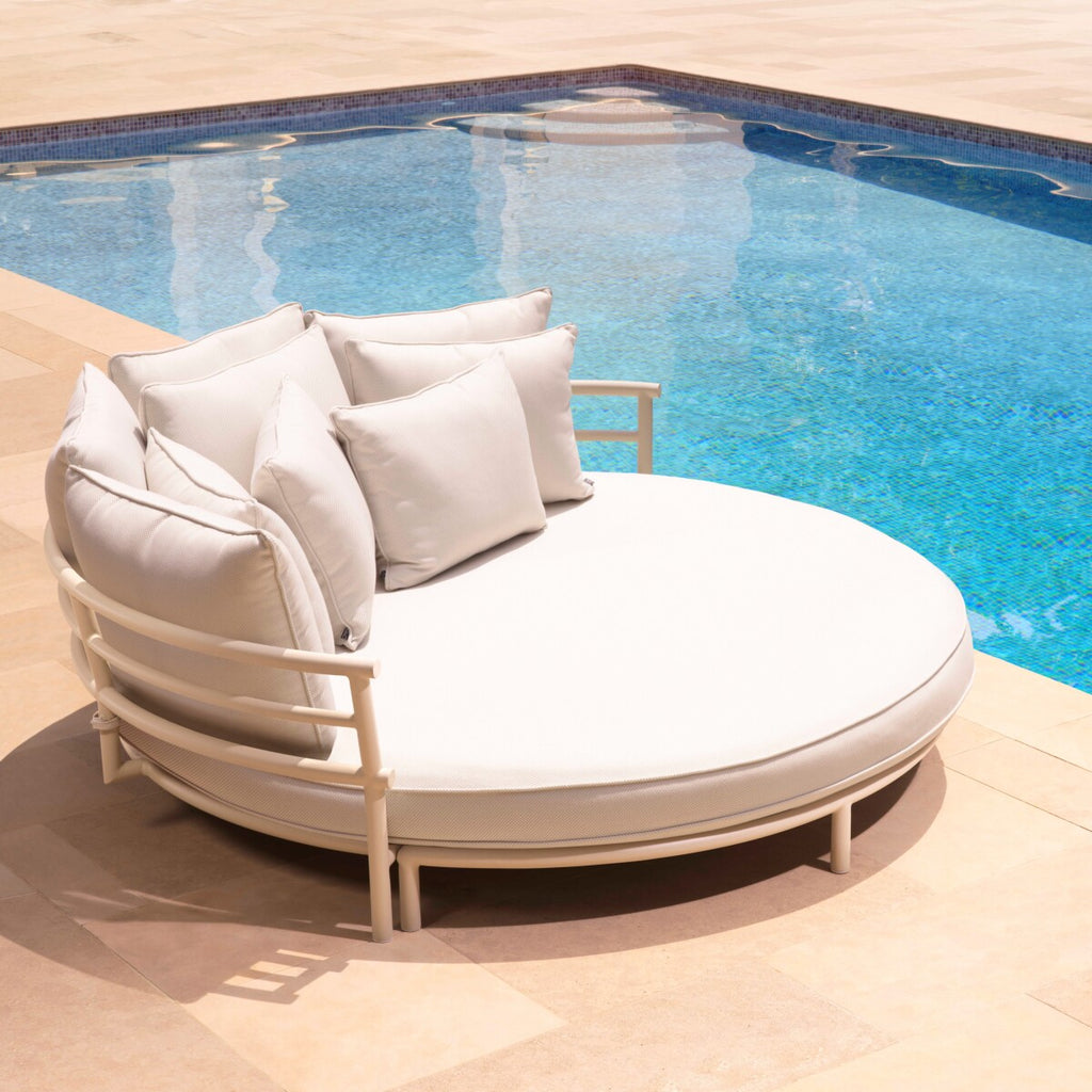 Eichholtz Outdoor Daybed Laguno - Lewis Off-White Grey