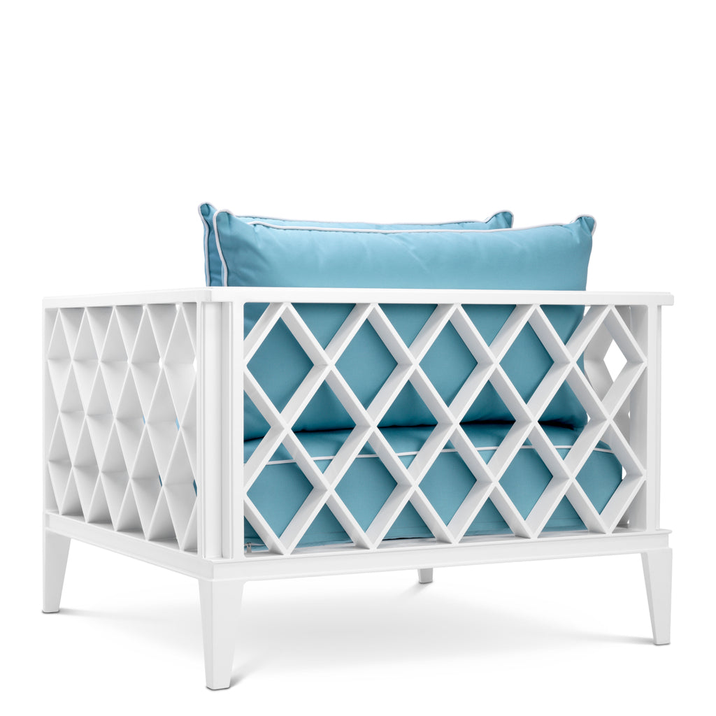Eichholtz Outdoor Fauteuil Ocean Club - Mineral Blue