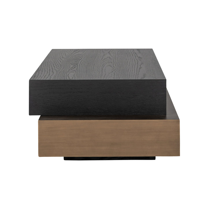 Coffee table Cambon block (Dark coffee)