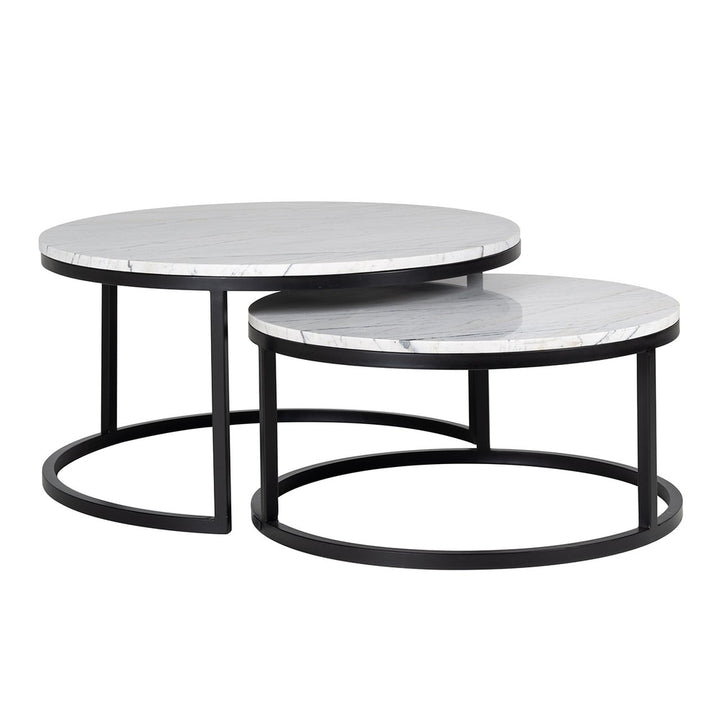 Lexington coffee table set of 2 (White)