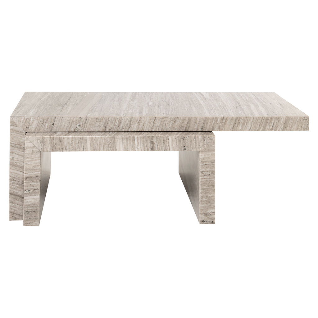 Richmond Interiors Couchtisch Novaz – Sand (2er-Set)