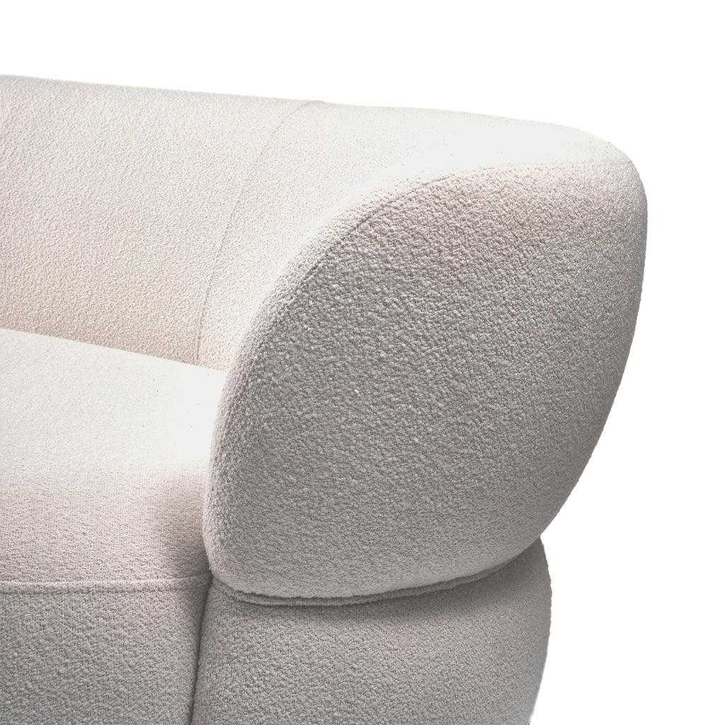 3.5-seater sofa San Remo Arm Right - Natural Grey