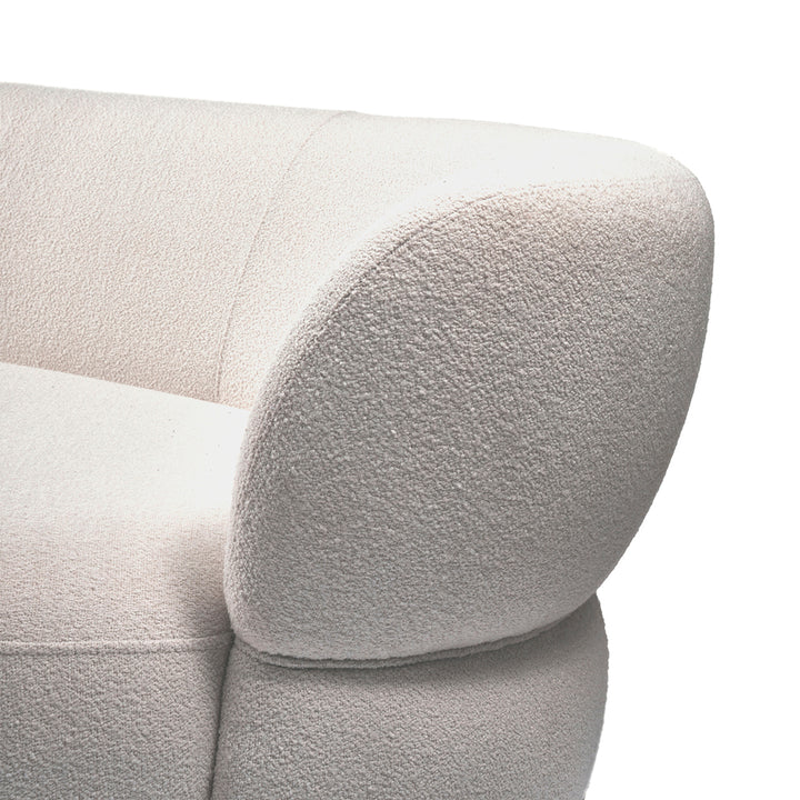 3.5-seater sofa San Remo Arm Right - Natural Grey
