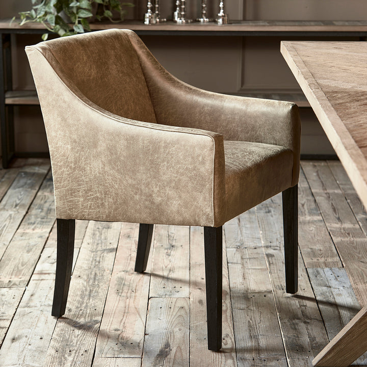 Riviera Maison Dining Chair Savile Row Camel Pellini