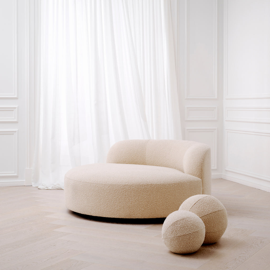 Eichholtz Sofa Björn Round - Bouclé Cream