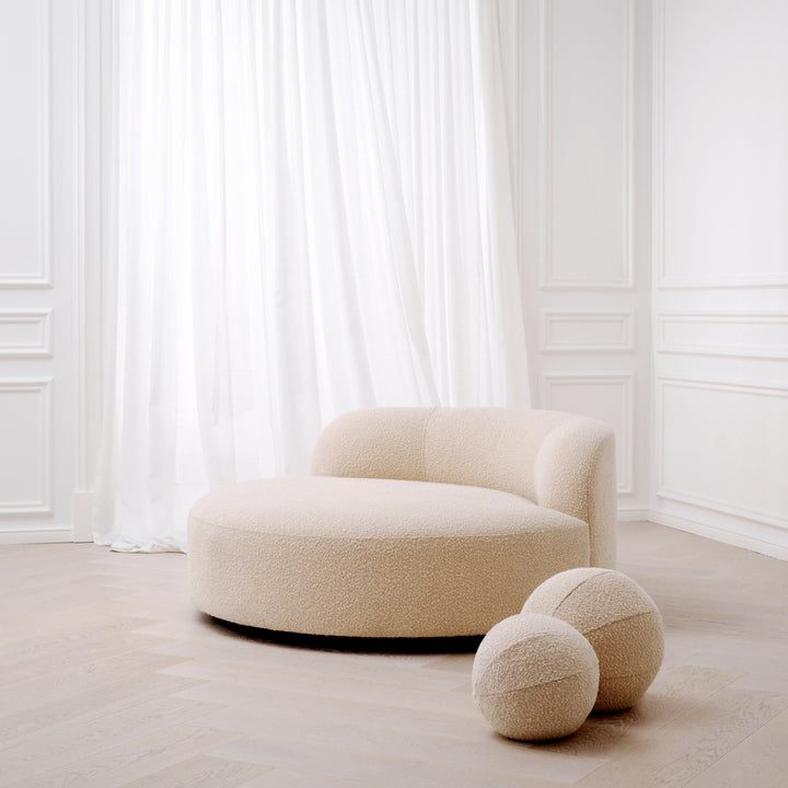 Eichholtz Sofa Björn Round - Bouclé Cream