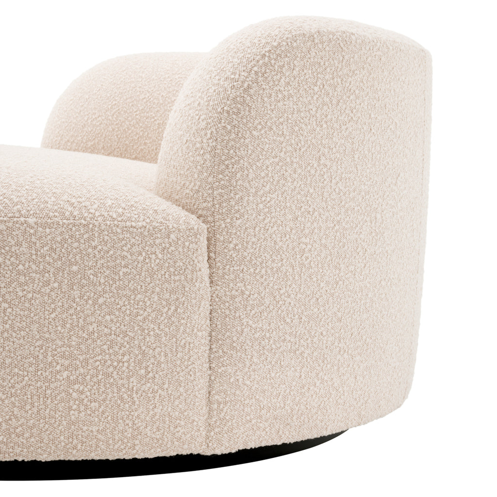 Eichholtz Sofa Björn Round - Bouclé Cream