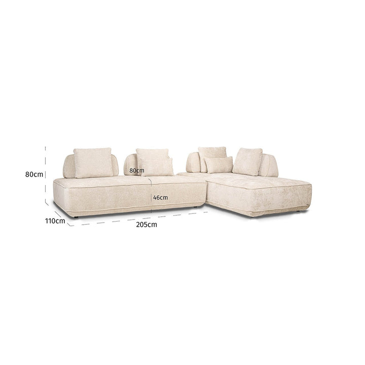 Richmond Interiors Sofa Tudor - Unicorn Cream