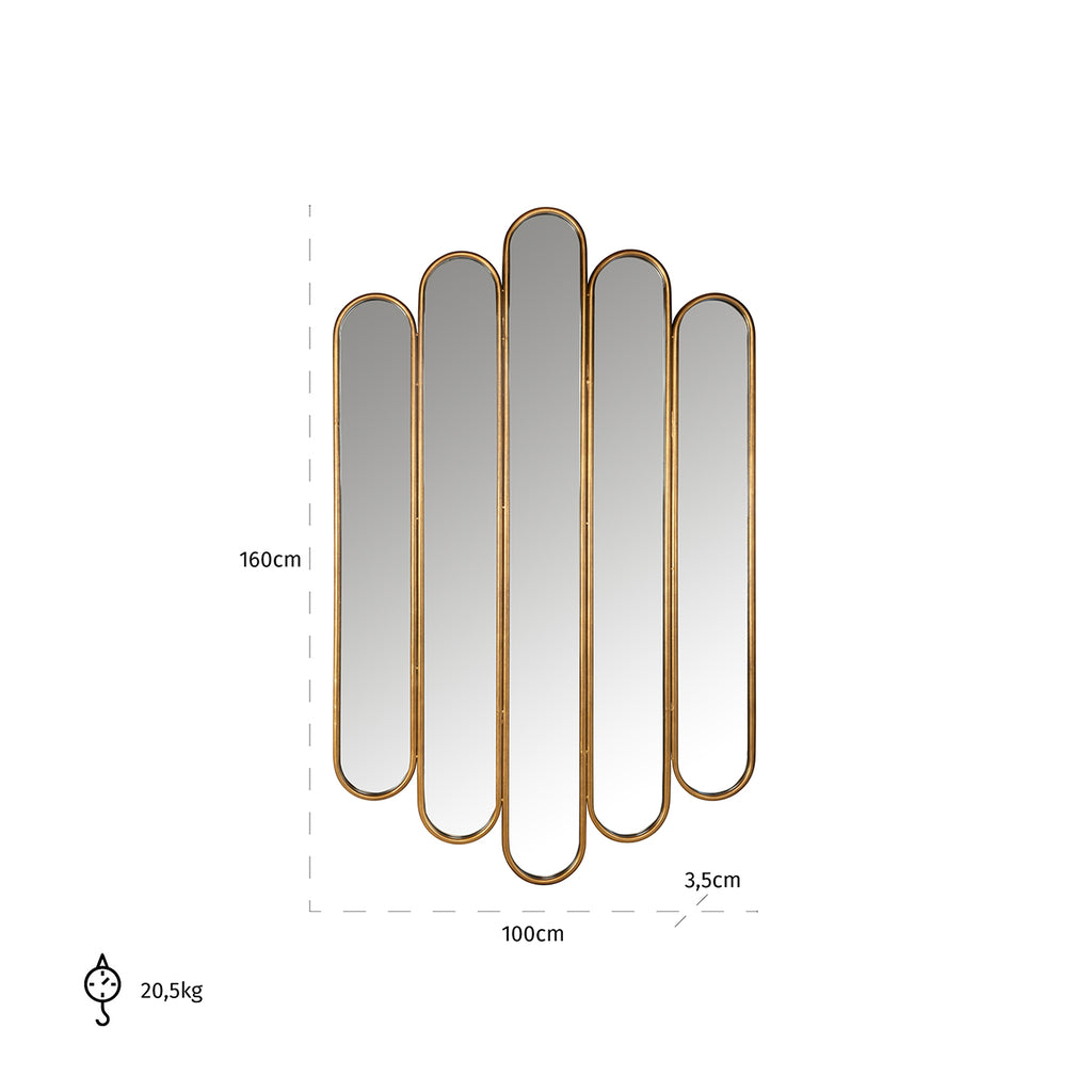 Spiegel Chelsey (Goud)