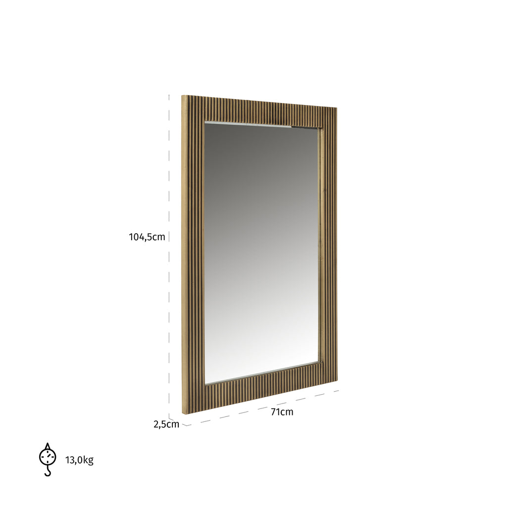 Richmond Mirror Ironville Rectangular (Gold)