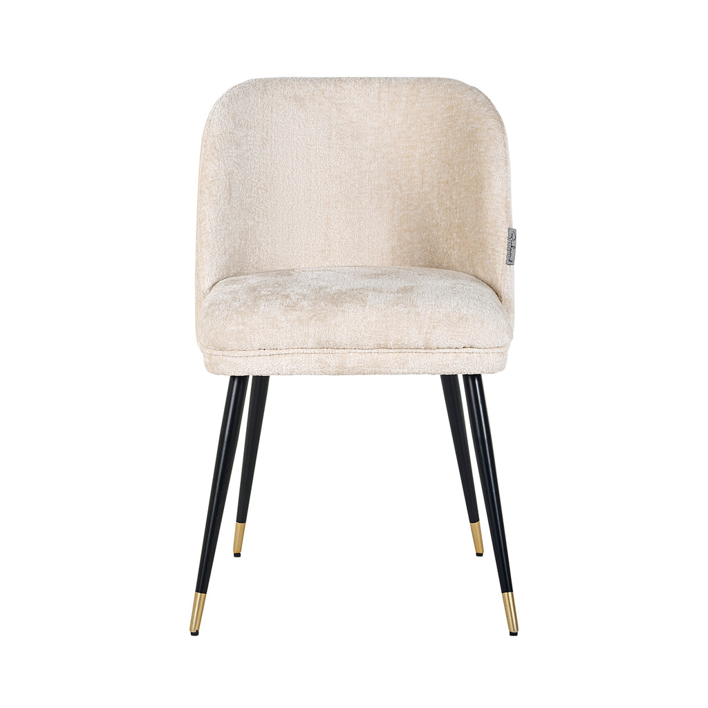 Chair Alicia white chenille flame retardant (FR-Bergen 900 white chenille)