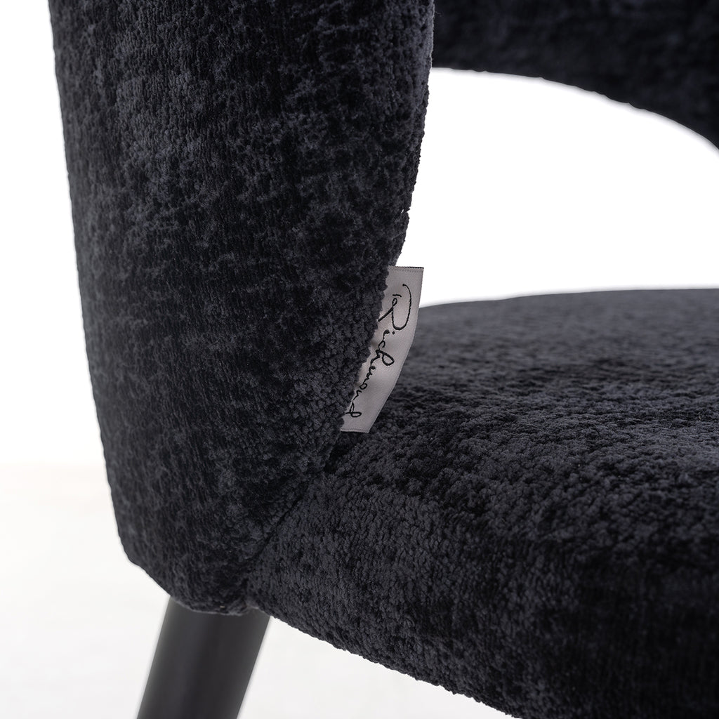 Chair Savoy black chenille (Bergen 809 black chenille)