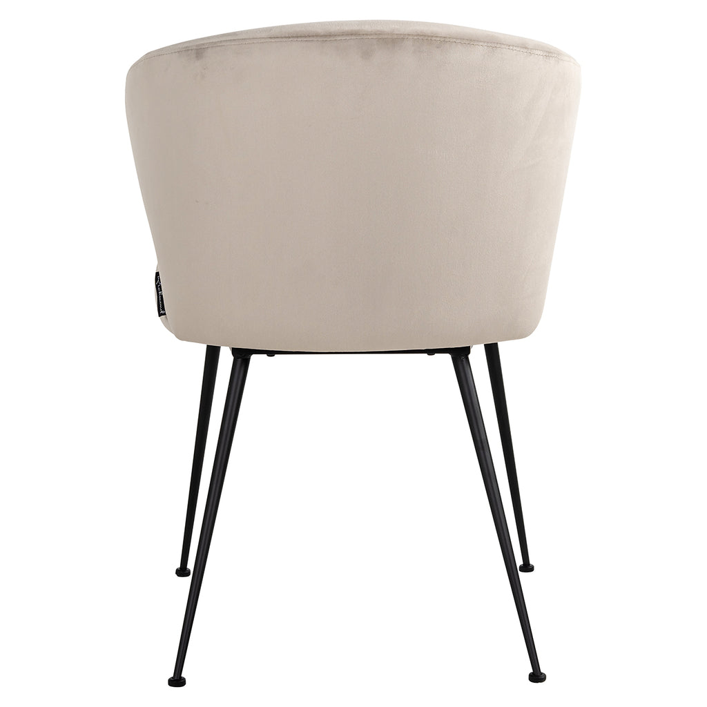 Chair Xandra khaki velvet (Quartz Khaki 903)