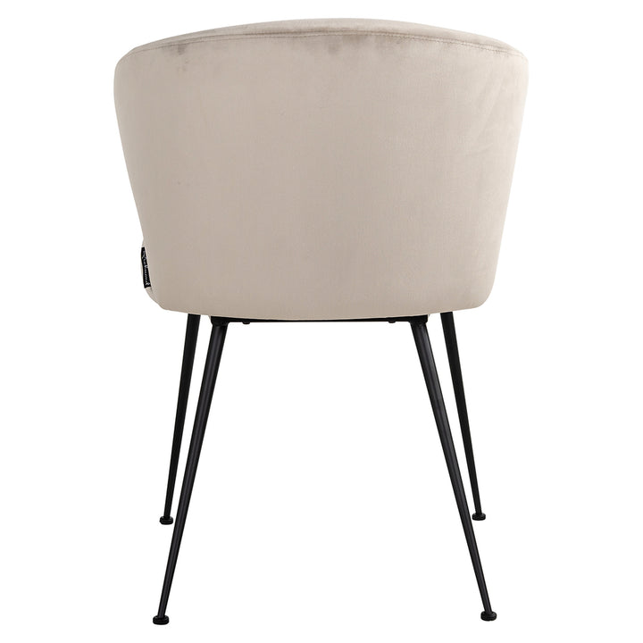 Chair Xandra khaki velvet (Quartz Khaki 903)