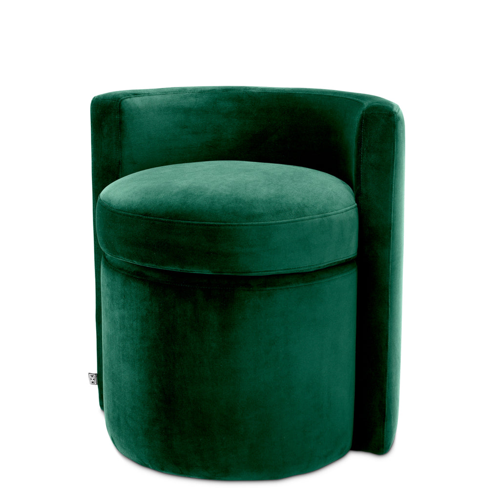 Eichholtz Stool Arcadia - Green Velvet