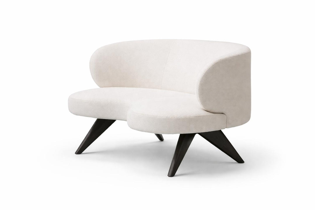 Eetkamerbank Ricardo in witbeige – vrijstaand productbeeld