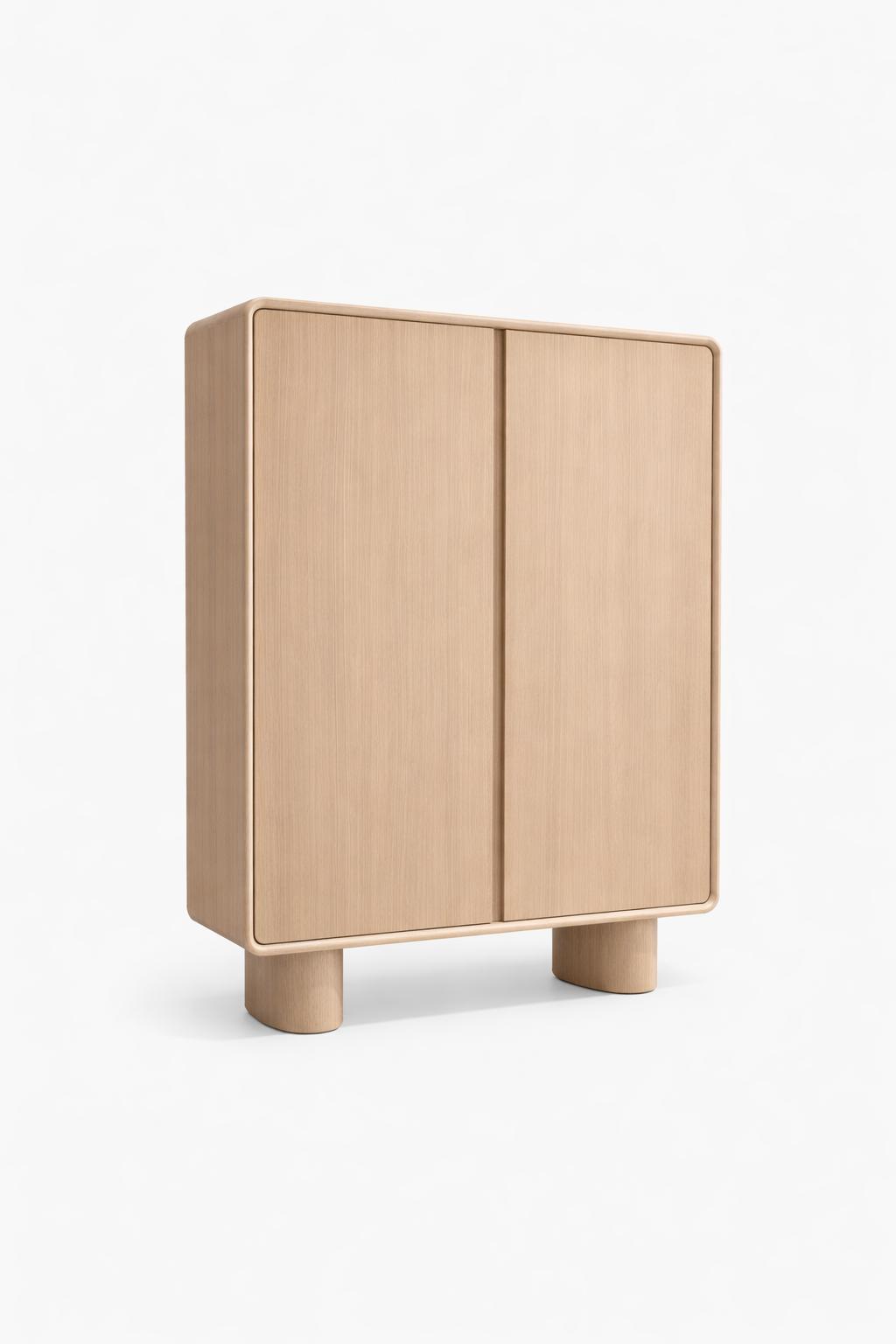 Kast Porto in naturel wit – vrijstaand productbeeld