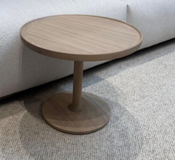 Bijzettafel Porto in naturel wit eiken in een interieur