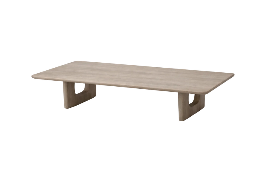 Salontafel Porto in naturel wit eiken – vrijstaand productbeeld