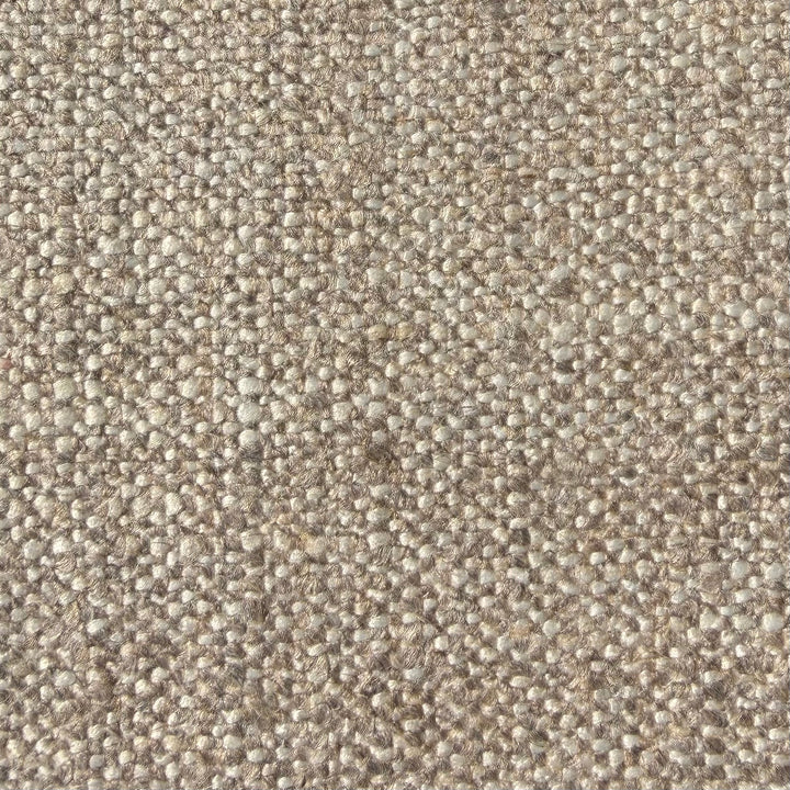 Bank Donovan in geweven stof in Marfa lichtbeige – detail
