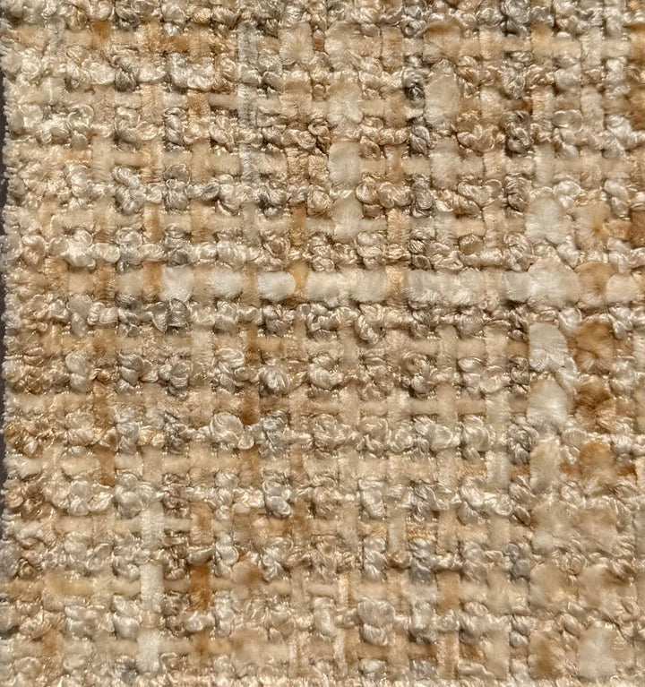 Draaifauteuil Donovan in geweven stof in Marfa lichtbeige – detail