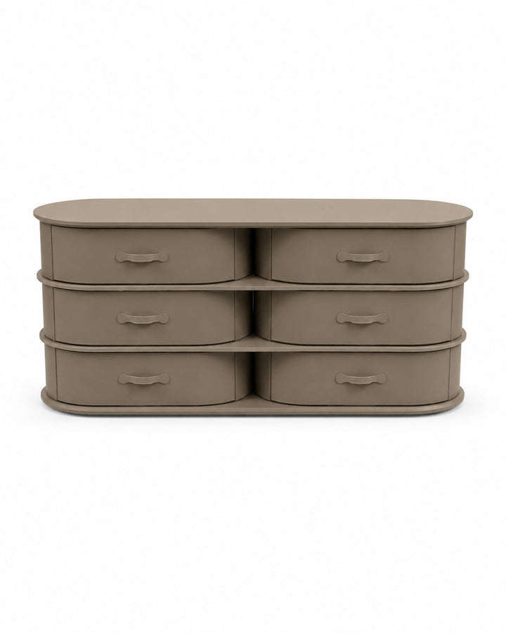 Kast Palm in microleren bekleding – vrijstaand productbeeld