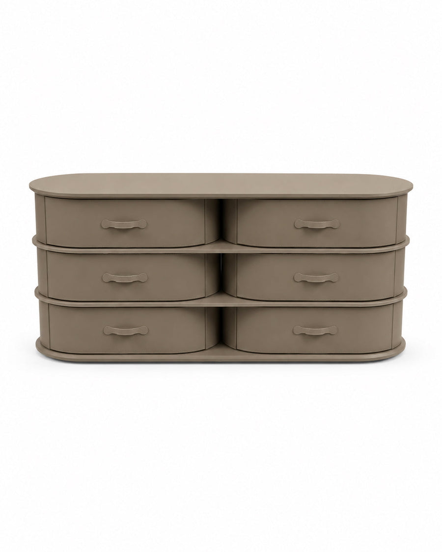 Kast Palm in microleren bekleding – vrijstaand productbeeld