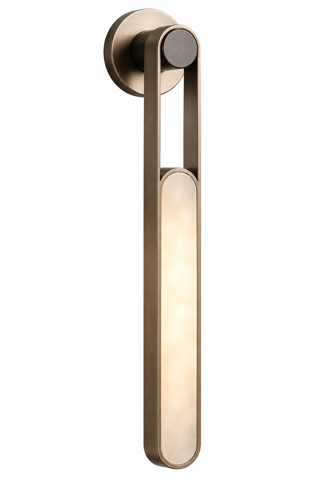 Wandlamp Bellini in onyx en metaal – vrijstaand productbeeld