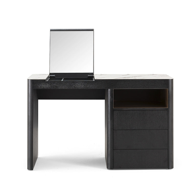 Toilettafel Madison in eiken Charcoal – vrijstaand productbeeld