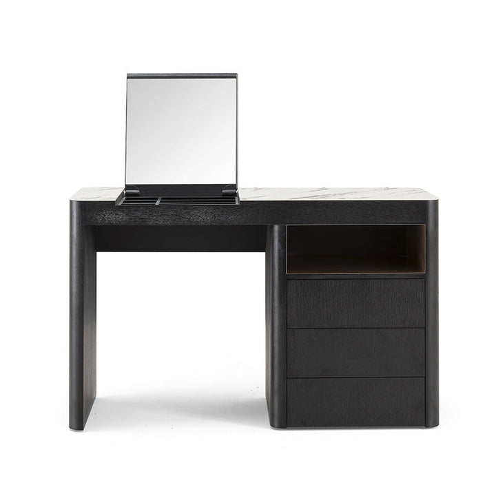 Toilettafel Madison in eiken Charcoal – vrijstaand productbeeld