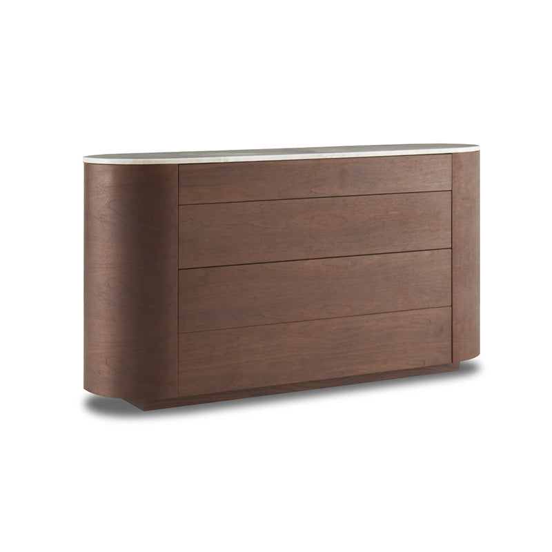 Dressoir Aldo in walnoot – vrijstaand productbeeld