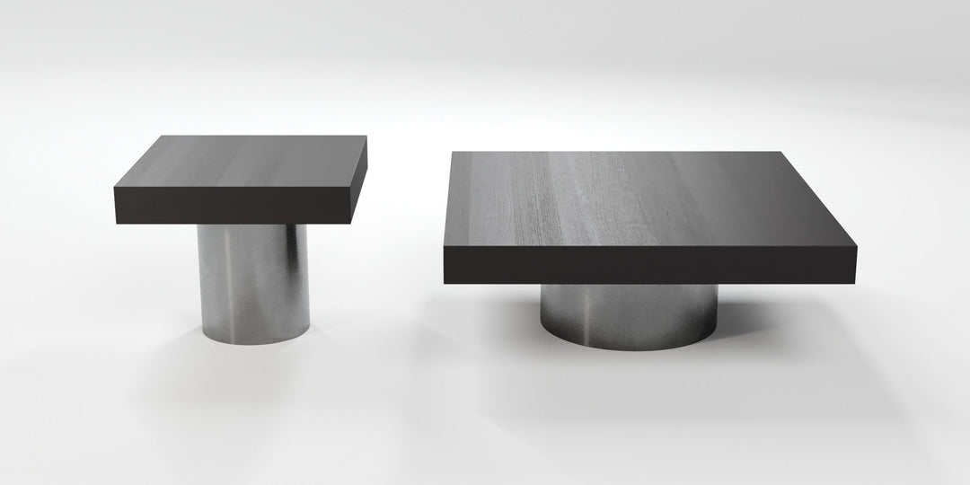 Salontafel Modena in gerookt fineer – productafbeelding