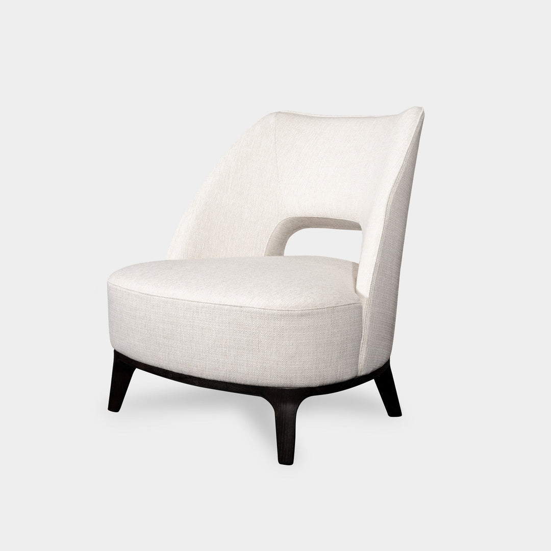 Fauteuil Marino in wit – vrijstaand productbeeld