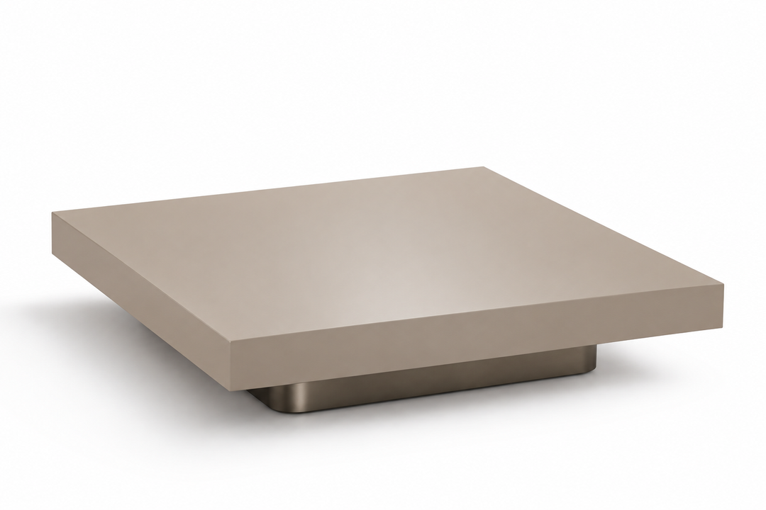 Salontafel Madison in taupe lak – vrijstaand productbeeld