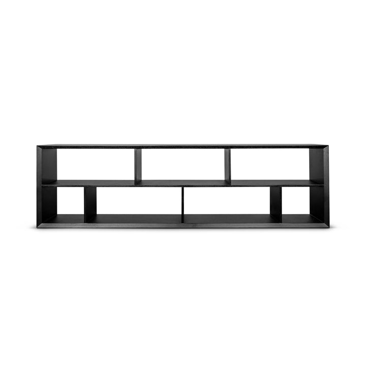 Dressoir Italia in eiken Charcoal – vrijstaand productbeeld