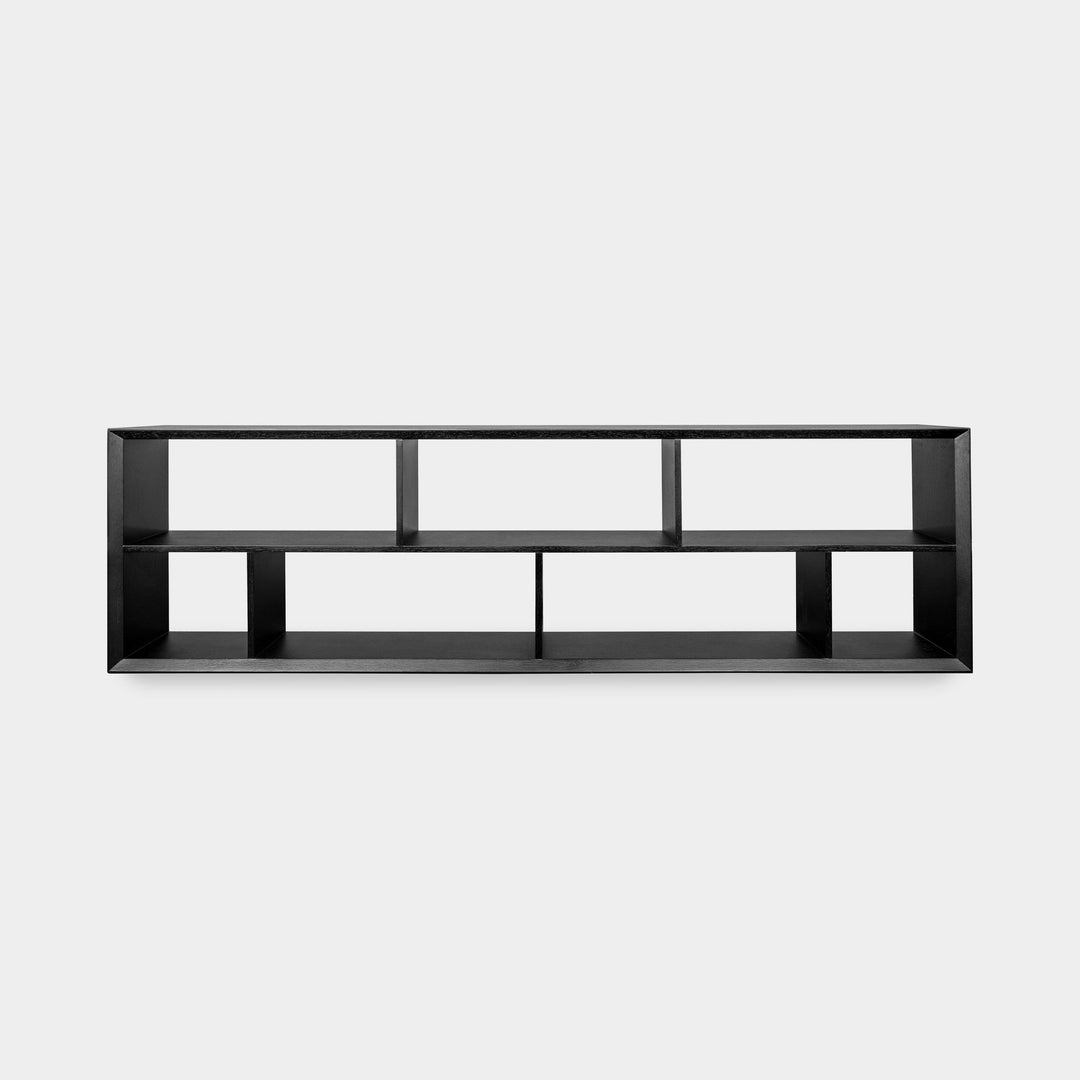 Dressoir Italia in eiken Charcoal – vrijstaand productbeeld