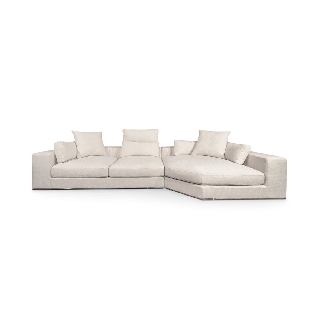 Hoekbank Venice in beige – vrijstaand productbeeld
