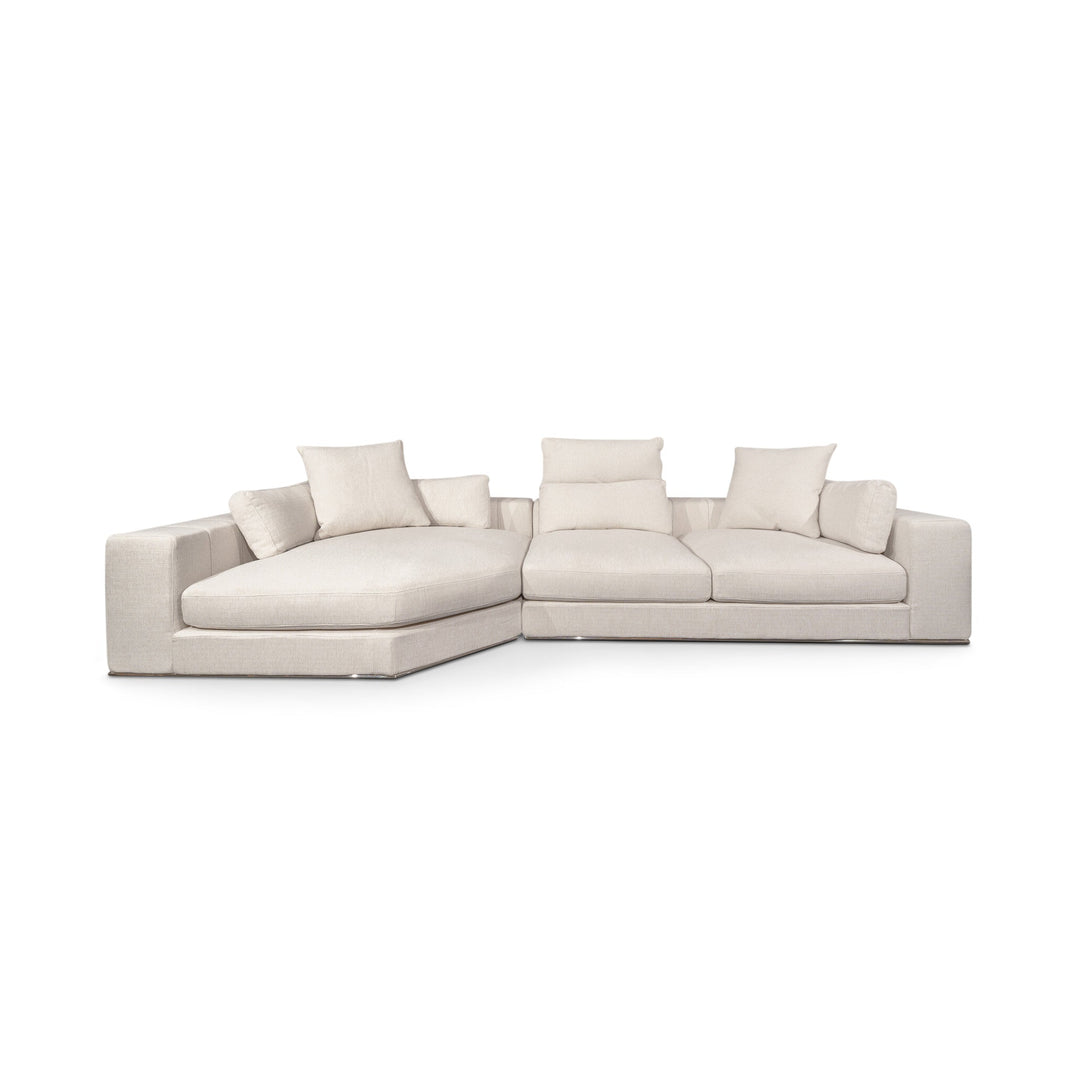Hoekbank Venice in beige – vrijstaand productbeeld