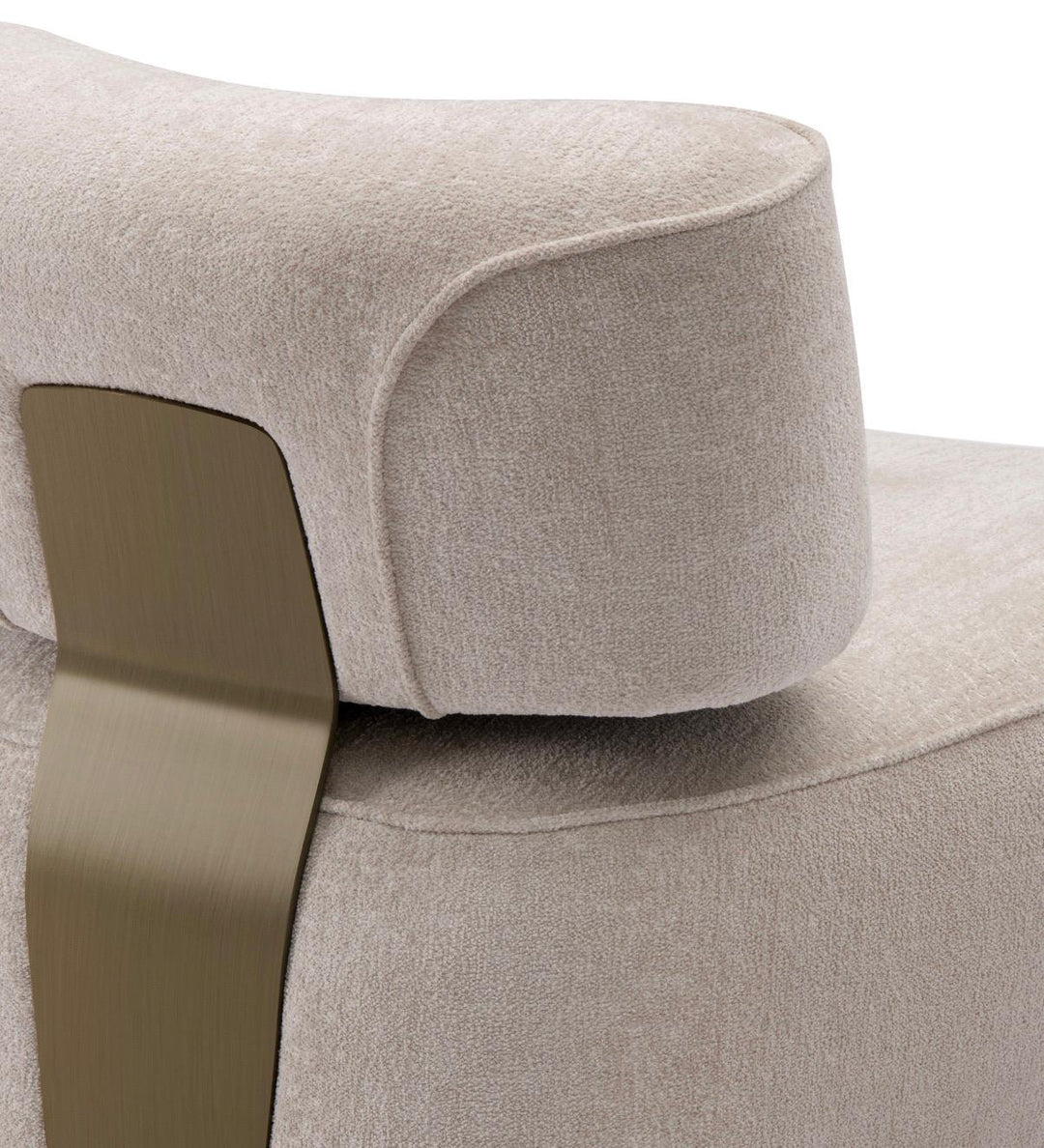 Fauteuil Giuseppe in Greige – detail